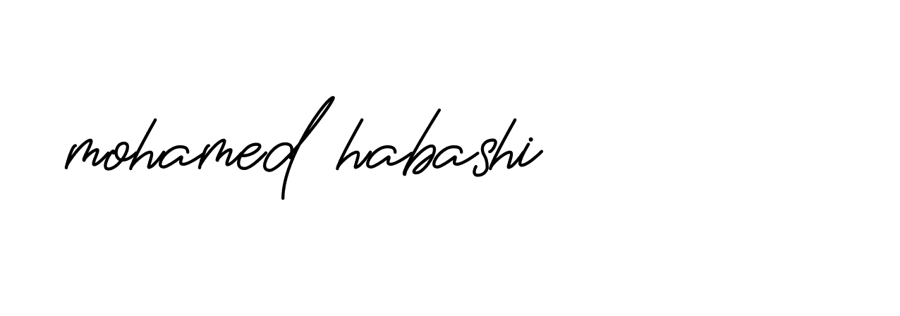 Signature of mohamed-habashi