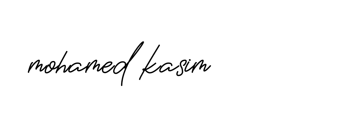 Signature of mohamed-kasim