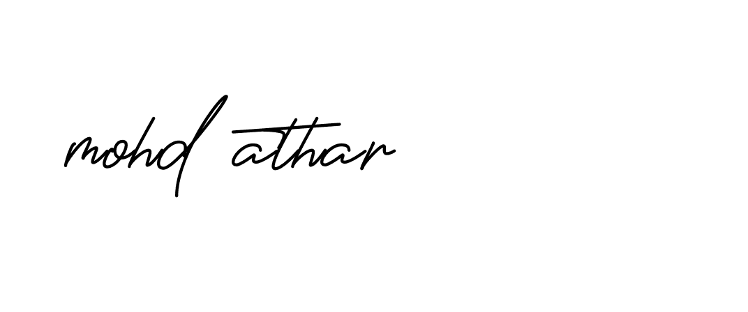 Signature of mohd-athar