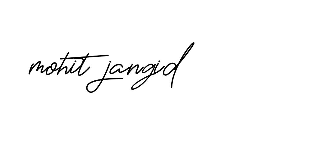 Signature of mohit-jangid