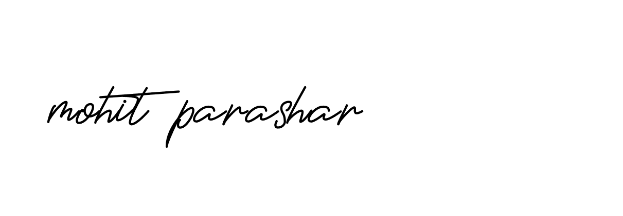 Signature of mohit-parashar