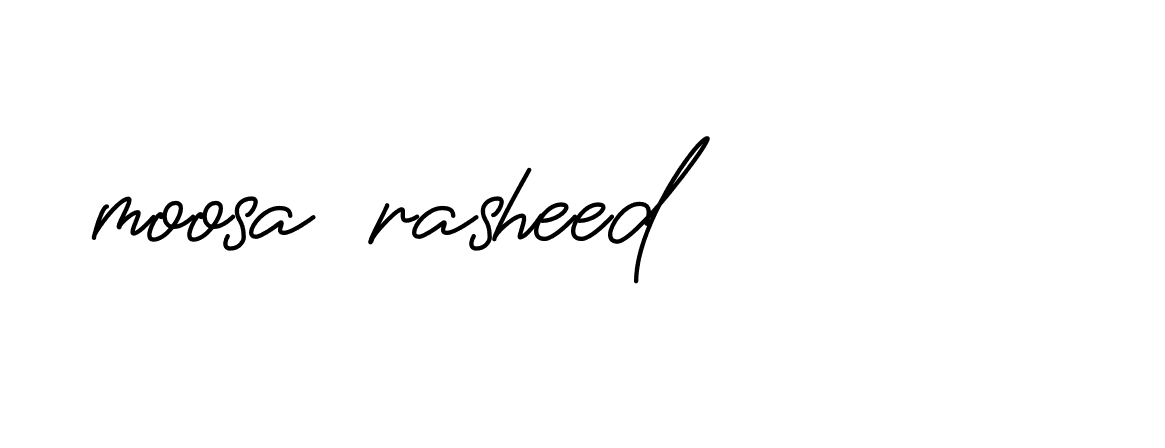 Signature of moosa-rasheed