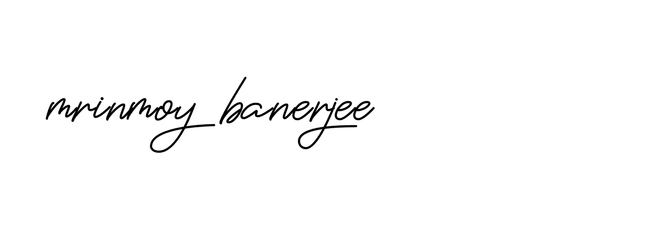 Signature of mrinmoy-banerjee-