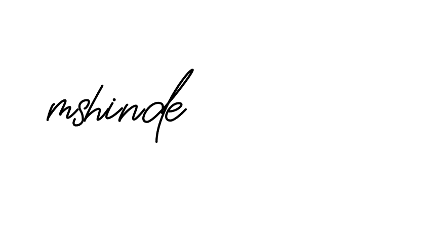 Signature of mshinde