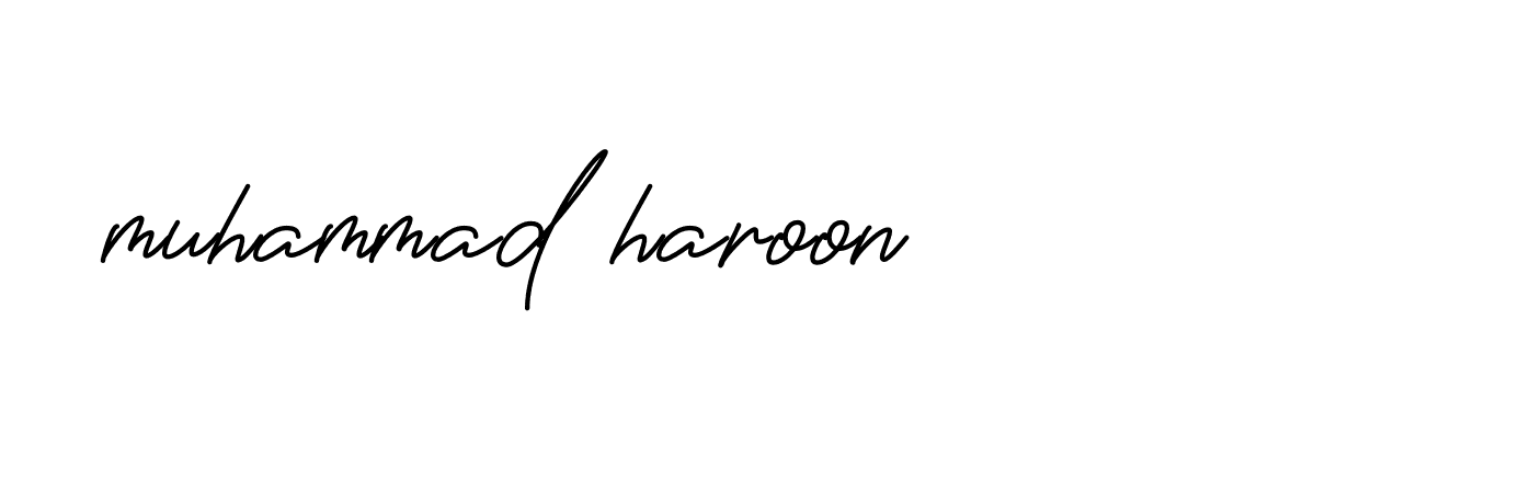 Signature of muhammad-haroon-