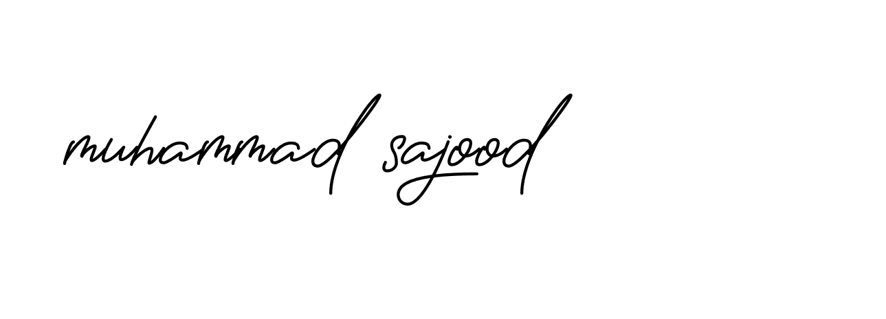 Signature of muhammad-sajood