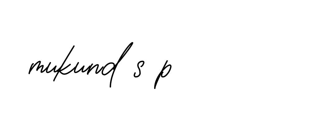 Signature of mukund-s-p