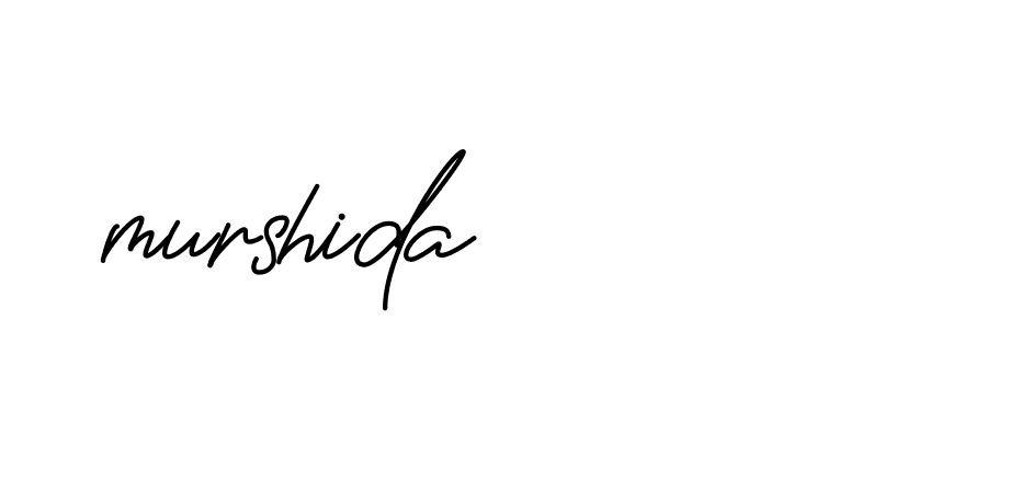 Signature of murshida