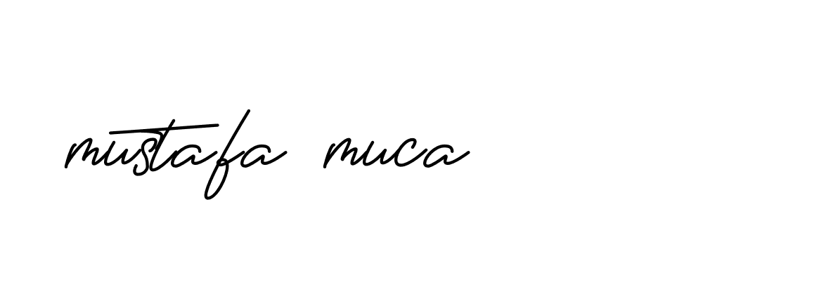 Signature of mustafa-muca