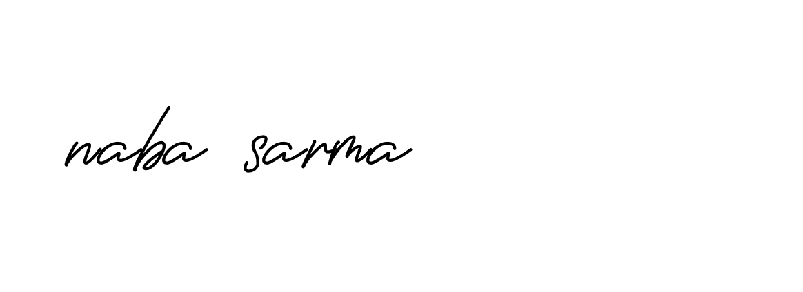 Signature of naba-sarma-