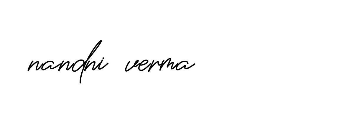 Signature of nandni-verma