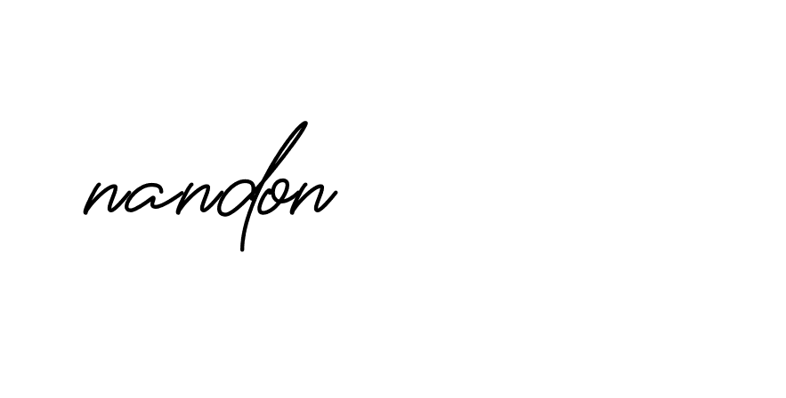 Signature of nandon