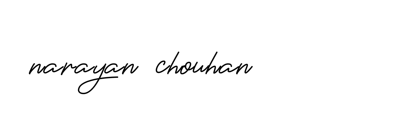 Signature of narayan-chouhan