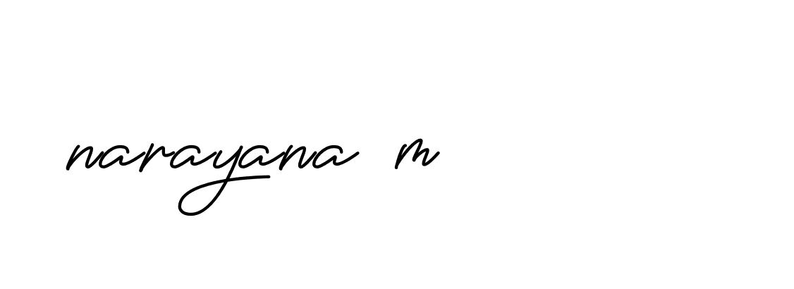 Signature of narayana-m