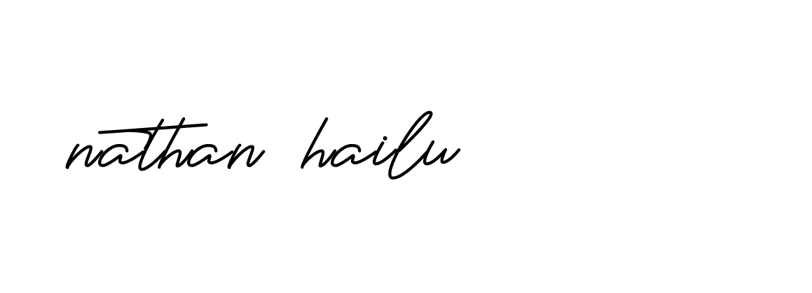 Signature of nathan-hailu