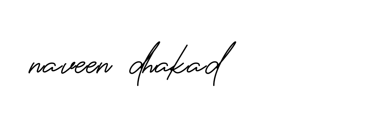 Signature of naveen-dhakad