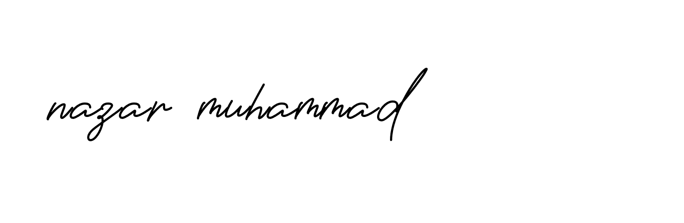 Signature of nazar-muhammad-