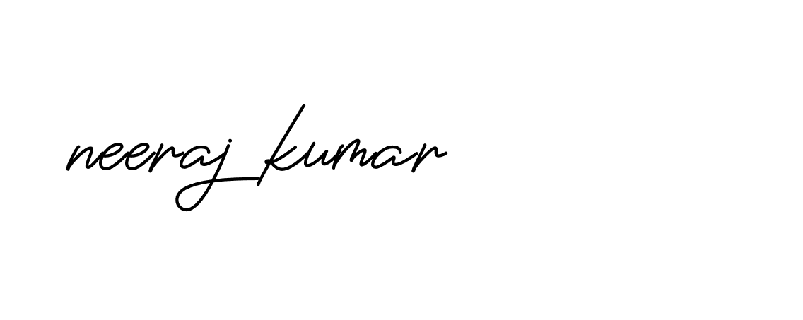 Signature of neeraj-kumar