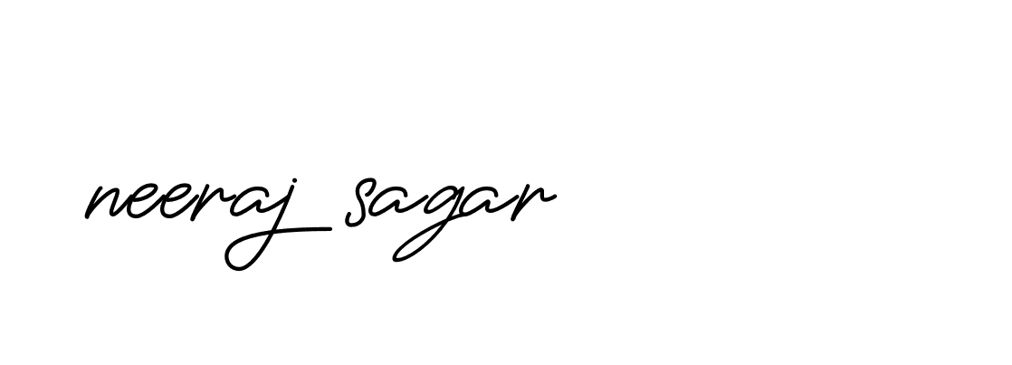 Signature of neeraj-sagar