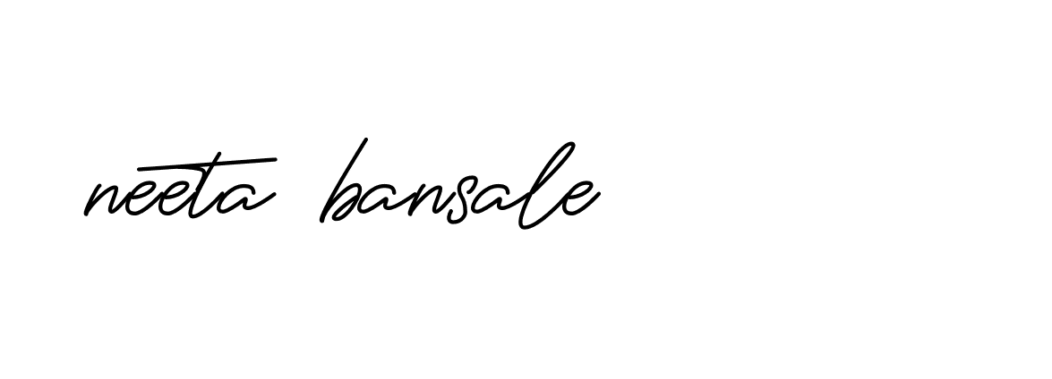 Signature of neeta-bansale