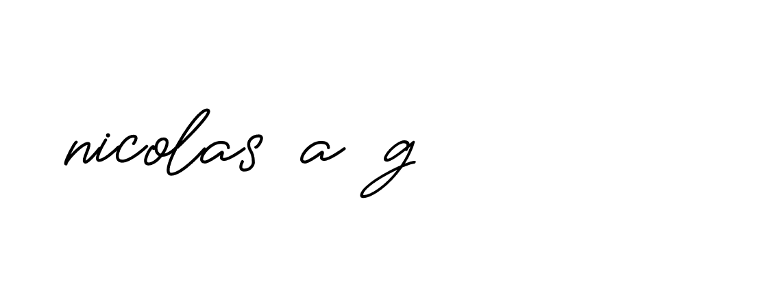 Signature of nicolas-a-g