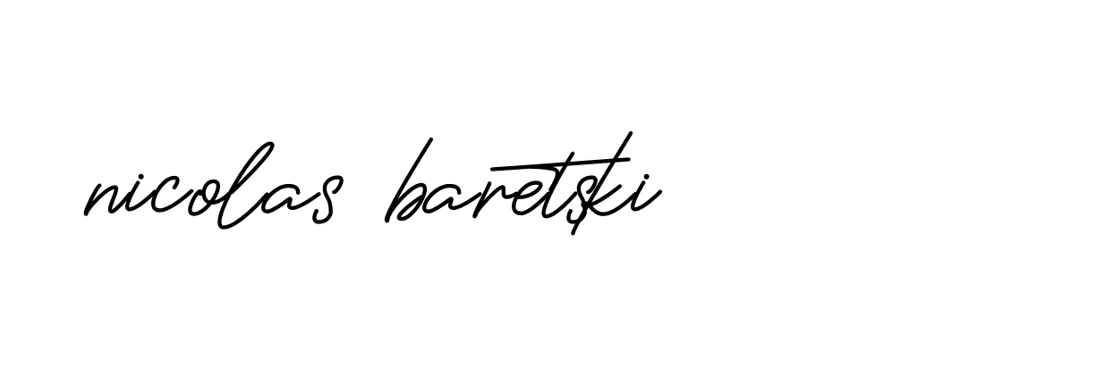 Signature of nicolas-baretski