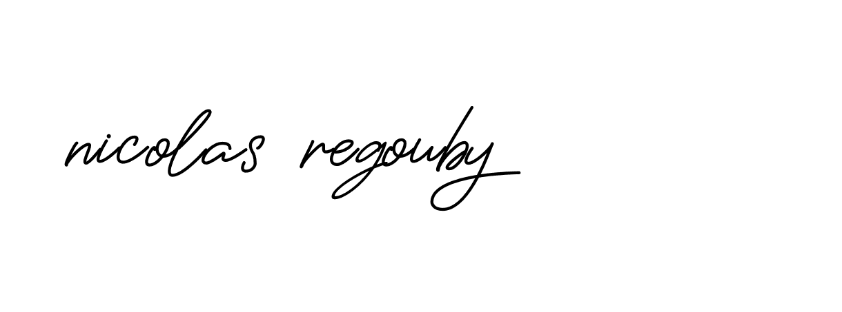 Signature of nicolas-regouby