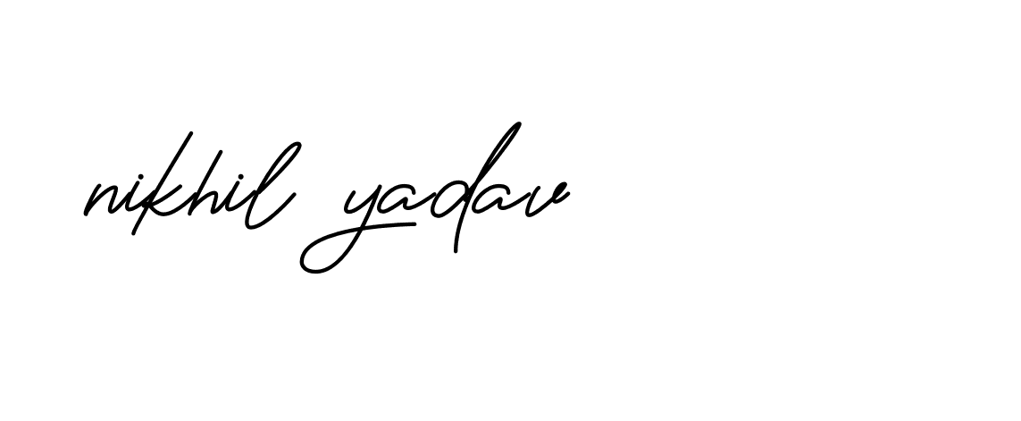 Signature of nikhil-yadav