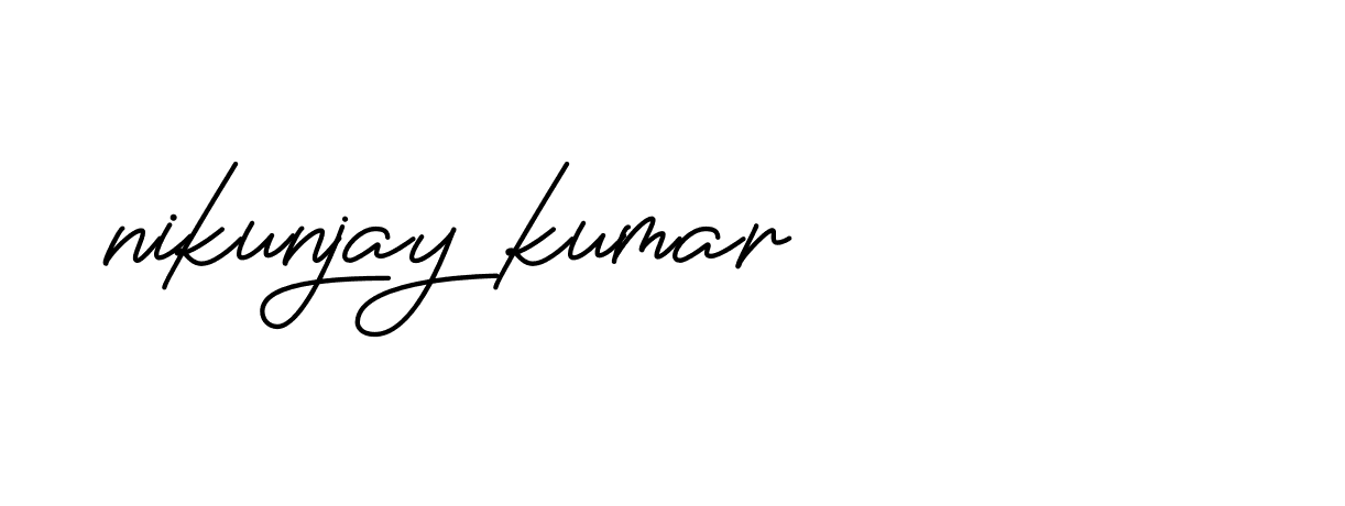 Signature of nikunjay-kumar