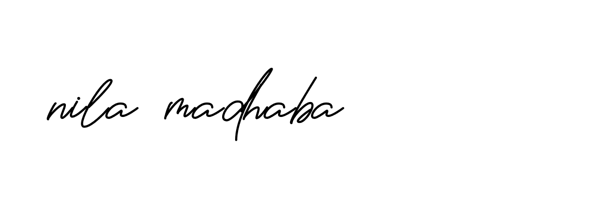 Signature of nila-madhaba