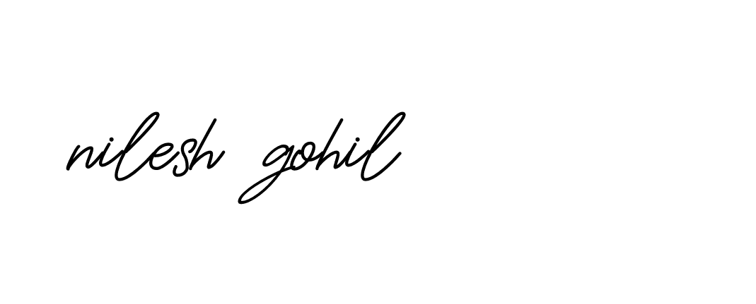 Signature of nilesh-gohil