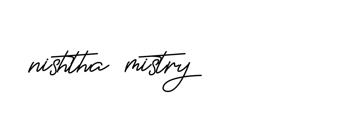 Signature of nishtha-mistry