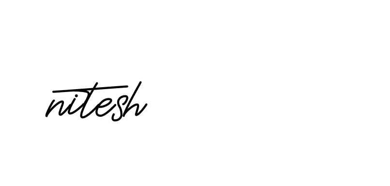 Signature of nitesh