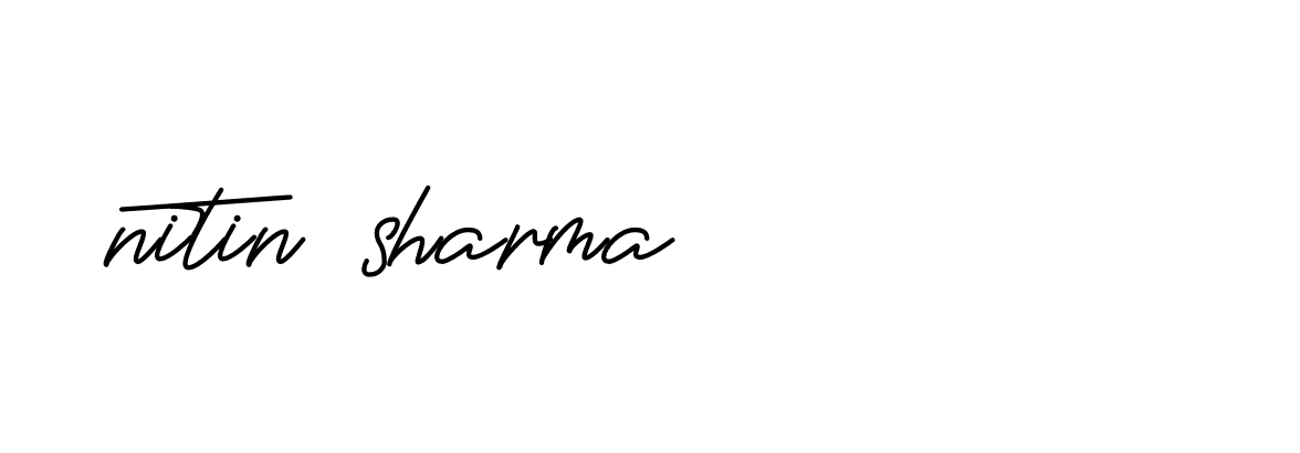 Signature of nitin-sharma-