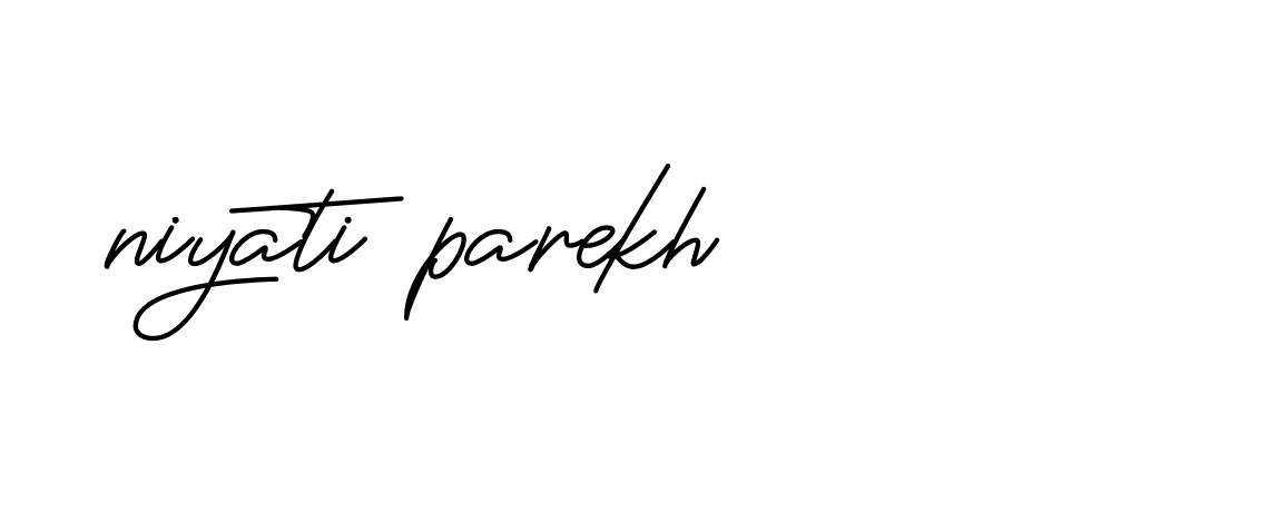 Signature of niyati-parekh