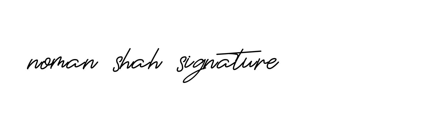 Signature of noman-shah-signature