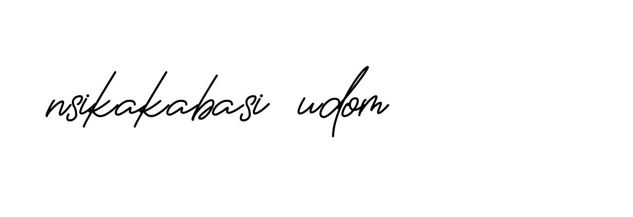 Signature of nsikakabasi-udom