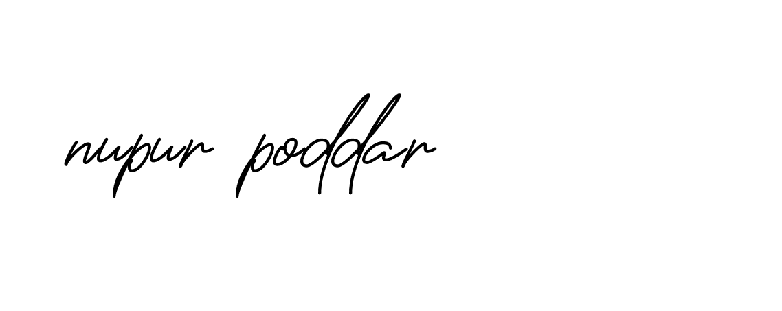 Signature of nupur-poddar