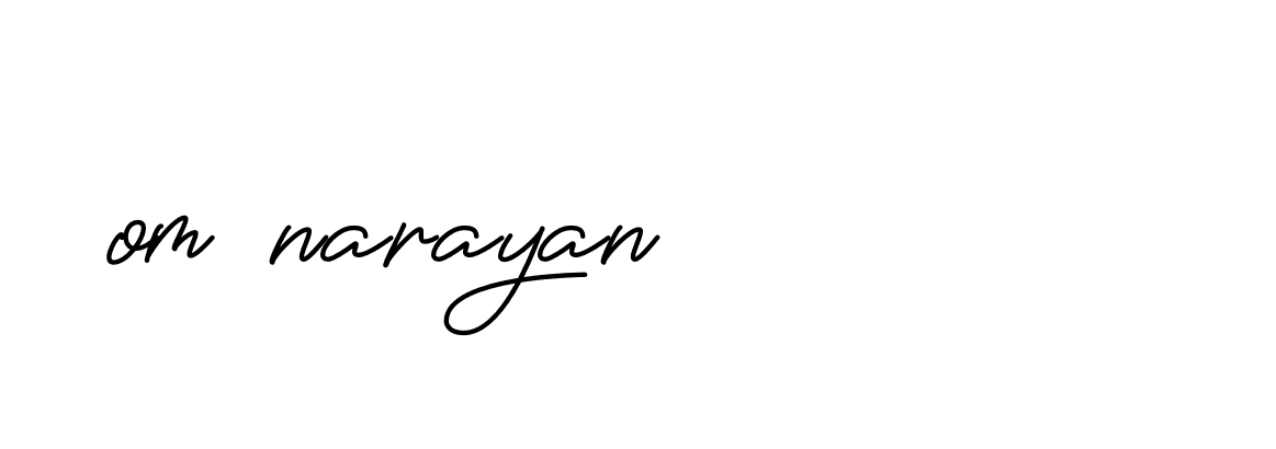 Signature of om-narayan-