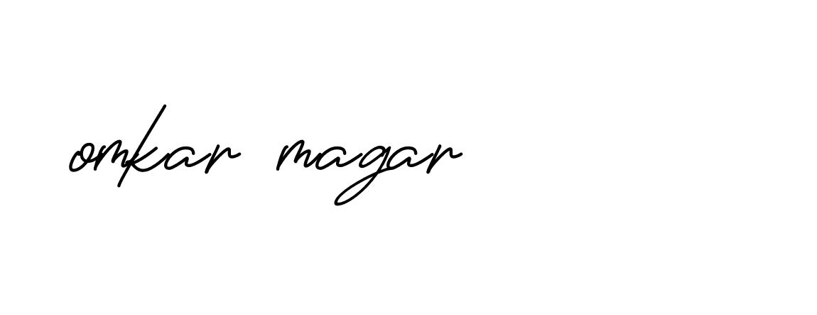 Signature of omkar-magar