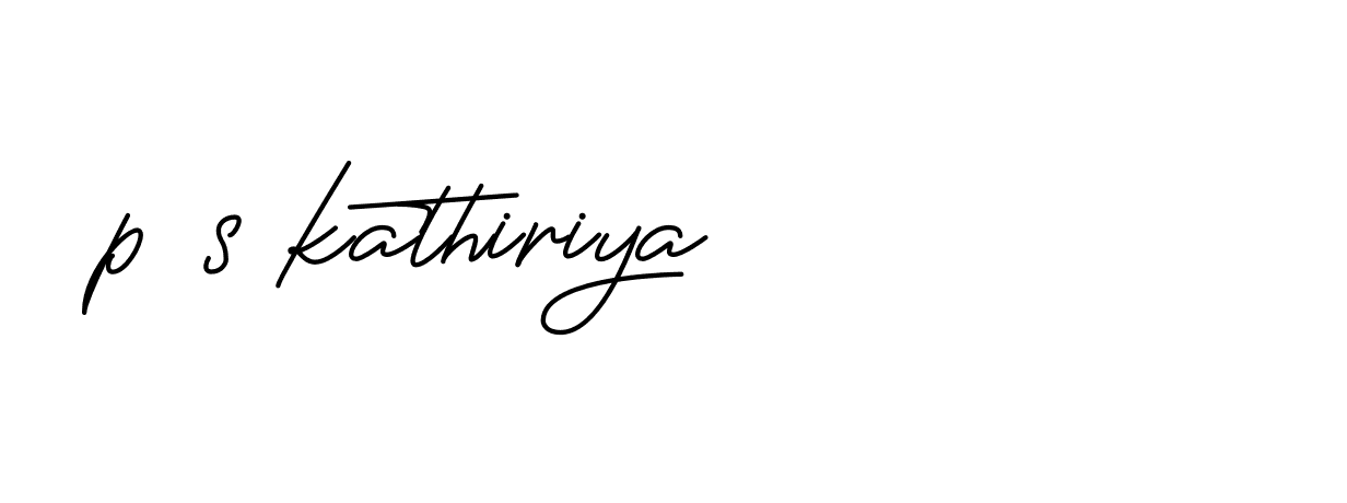 Signature of p-s-kathiriya-