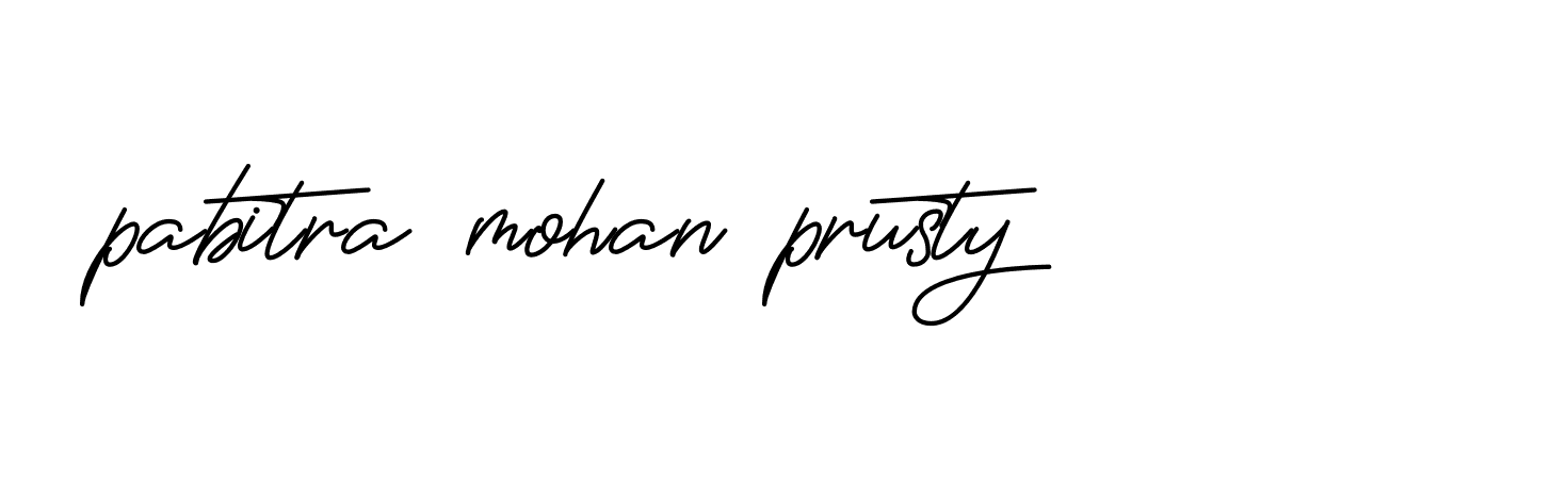 Signature of pabitra-mohan-prusty