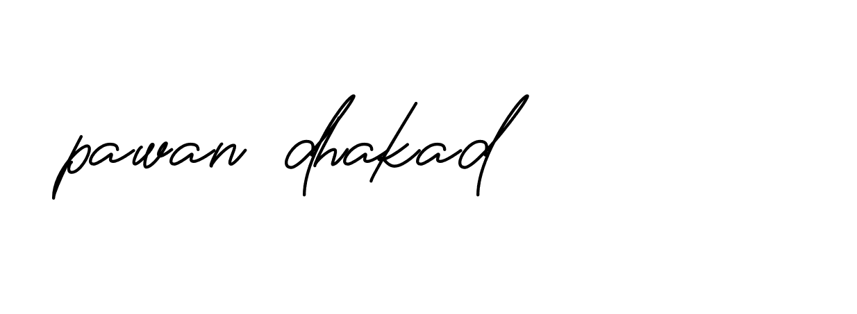 Signature of pawan-dhakad