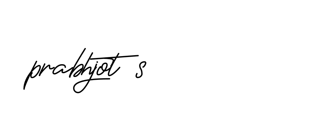 Signature of prabhjot-s