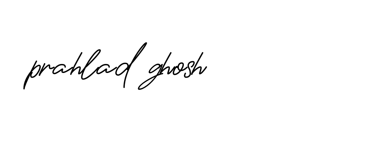 Signature of prahlad-ghosh