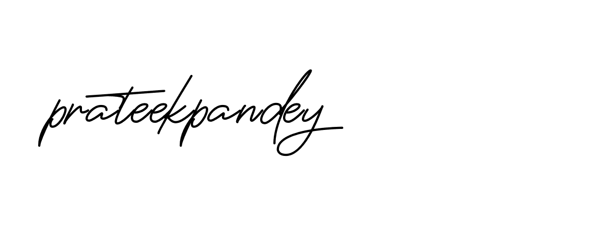 Signature of prateekpandey