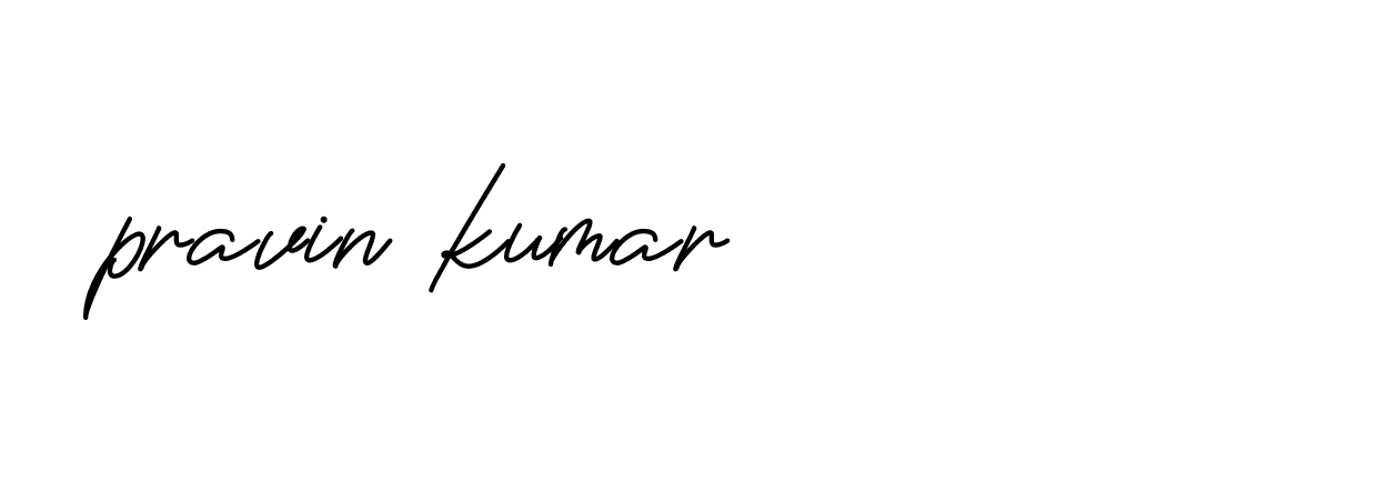 Signature of pravin-kumar-