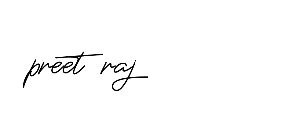 Signature of preet-raj