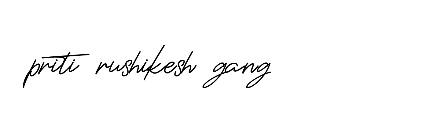 Signature of priti-rushikesh-gang