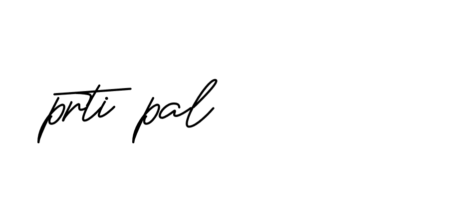 Signature of prti-pal